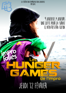 HUNGER GAMES IMPRO affiche