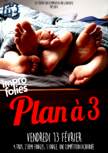 plan à trois affiche